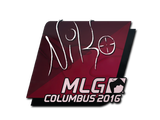 Artwork for Sticker | NiKo | MLG Columbus 2016