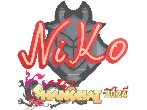 Sticker | NiKo | Shanghai 2024