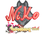 Artwork for Sticker | NiKo | Shanghai 2024