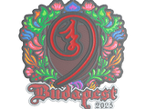 Artwork for Sticker | nin9 (Embroidered) | Budapest 2025
