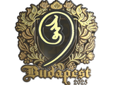 Artwork for Sticker | nin9 (Gold) | Budapest 2025