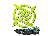 Artwork for Sticker | Ninjas in Pyjamas (Glitter) | Antwerp 2022