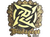 Artwork for Sticker | Ninjas in Pyjamas (Gold) | Budapest 2025