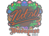 Artwork for Sticker | nitr0 (Embroidered) | Budapest 2025