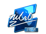 Artwork for Sticker | nitr0 (Foil) | Atlanta 2017
