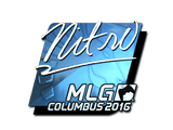 Artwork for Sticker | nitr0 (Foil) | MLG Columbus 2016