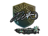 Artwork for Sticker | nitr0 (Glitter) | Antwerp 2022