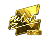 Artwork for Sticker | nitr0 (Gold) | Atlanta 2017
