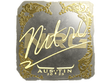 Artwork for Sticker | nitr0 (Gold) | Austin 2025