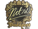Artwork for Sticker | nitr0 (Gold) | Budapest 2025