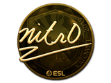Artwork for Sticker | nitr0 (Gold) | Katowice 2019