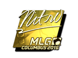 Artwork for Sticker | nitr0 (Gold) | MLG Columbus 2016