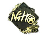 Artwork for Sticker | nitr0 (Gold) | Rio 2022