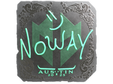 Artwork for Sticker | noway (Foil) | Austin 2025