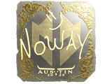 Artwork for Sticker | noway (Gold) | Austin 2025