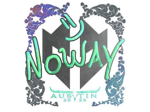 Sticker | noway | Austin 2025