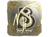Artwork for Sticker | npl (Gold) | Austin 2025