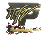 Artwork for Sticker | NQZ (Gold) | Shanghai 2024