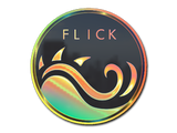 Artwork for Sticker | Ocean Sunset Flick (Holo)