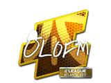 Artwork for Sticker | olofmeister (Foil) | Atlanta 2017