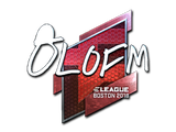 Artwork for Sticker | olofmeister (Foil) | Boston 2018