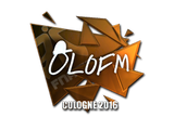 Artwork for Sticker | olofmeister (Foil) | Cologne 2016