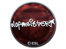 Sticker | olofmeister | Katowice 2019