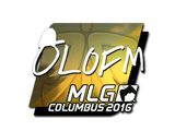 Artwork for Sticker | olofmeister (Foil) | MLG Columbus 2016