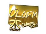 Artwork for Sticker | olofmeister (Gold) | Cologne 2015