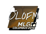 Artwork for Sticker | olofmeister | MLG Columbus 2016