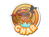 Artwork for Sticker | Orange Gnar