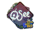 Artwork for Sticker | oSee (Glitter) | Rio 2022