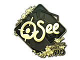 Artwork for Sticker | oSee (Gold) | Rio 2022