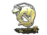 Artwork for Sticker | Outsiders (Gold) | Antwerp 2022