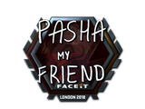 Artwork for Sticker | pashaBiceps (Foil) | London 2018