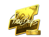 Artwork for Sticker | pashaBiceps (Gold) | Atlanta 2017