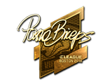 Artwork for Sticker | pashaBiceps (Gold) | Boston 2018