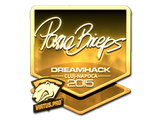 Artwork for Sticker | pashaBiceps (Gold) | Cluj-Napoca 2015