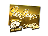 Artwork for Sticker | pashaBiceps (Gold) | Cologne 2015