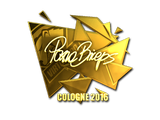 Artwork for Sticker | pashaBiceps (Gold) | Cologne 2016