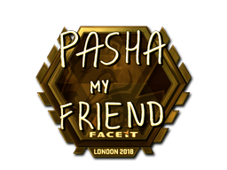 Sticker | pashaBiceps | London 2018