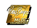 Artwork for Sticker | pashaBiceps (Gold) | MLG Columbus 2016