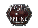 Artwork for Sticker | pashaBiceps | London 2018