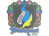 Sticker | Passion UA (Embroidered) | Budapest 2025