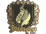 Artwork for Sticker | Passion UA (Gold) | Budapest 2025
