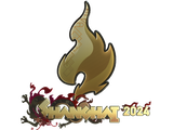 Artwork for Sticker | Passion UA (Gold) | Shanghai 2024