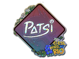 Artwork for Sticker | Patsi (Glitter) | Rio 2022