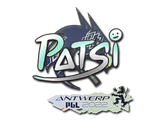 Artwork for Sticker | Patsi (Holo) | Antwerp 2022