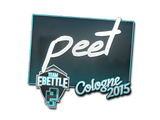 Sticker | peet | Cologne 2015