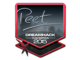Artwork for Sticker | peet (Foil) | Cluj-Napoca 2015